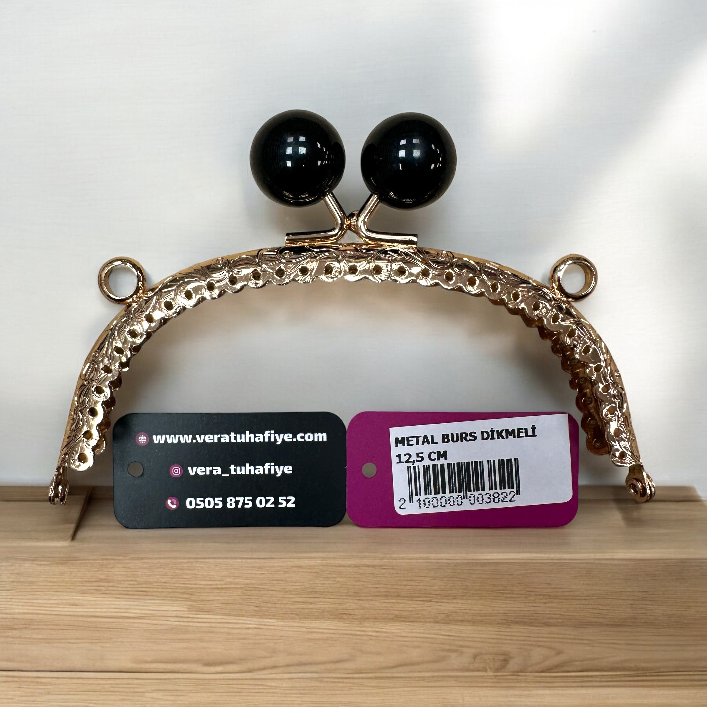 10.5 CM DİKMELİ BURS BONCUKLU